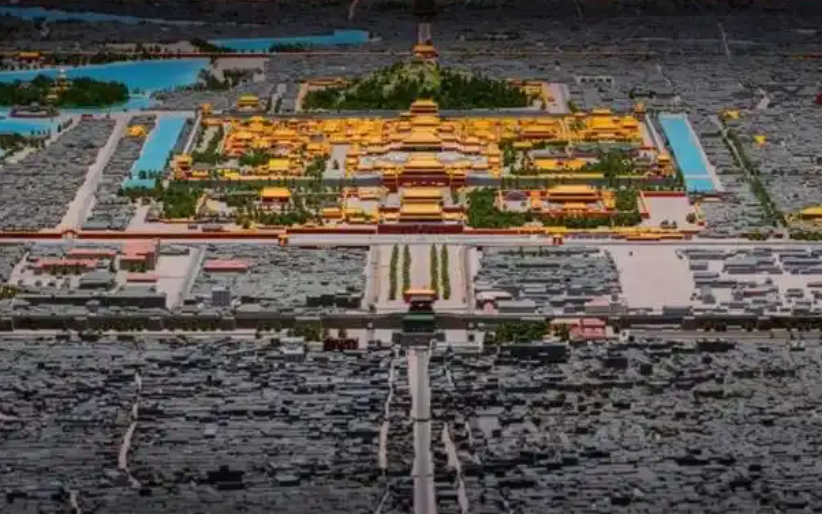 北京市檔案館整合利用有限資源通過(guò)沙盤模型復(fù)原五十年代初北京城的原貌